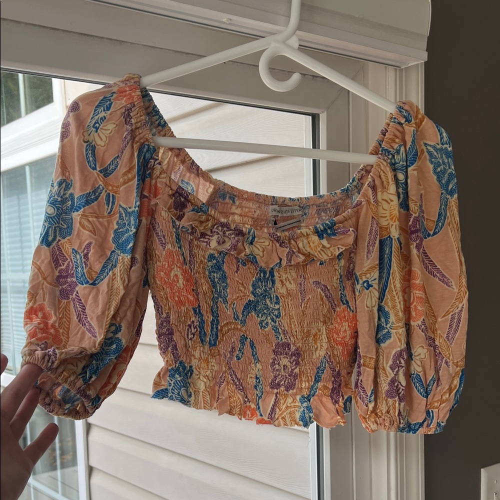 Floral Smocked Women's Top